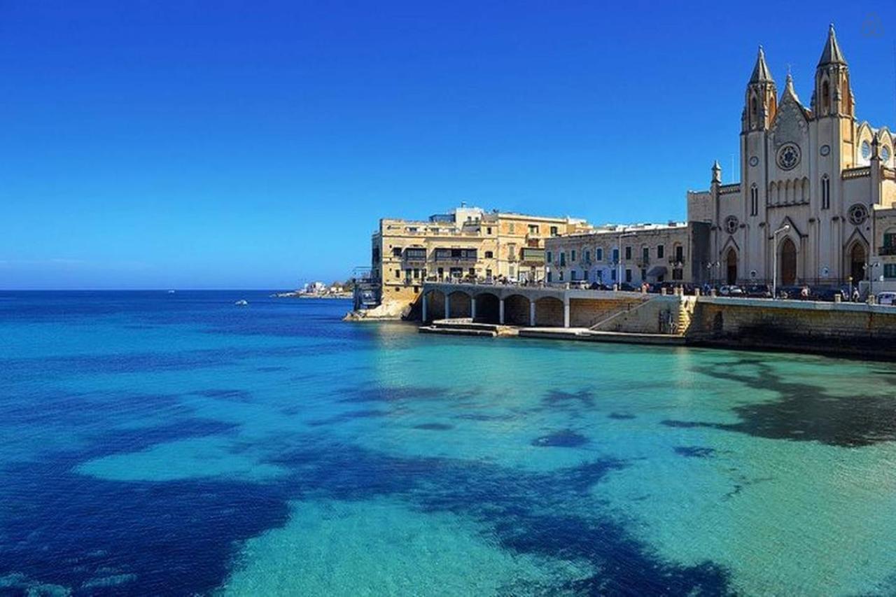 Stylish 2Br Apartment In Central St Julians San Ġiljan Exterior foto